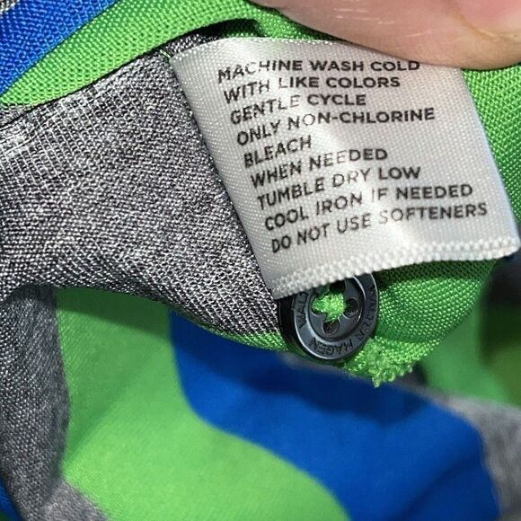 Walter Hagen Shirt Men’s Size Medium Polo Collar Blue‎ Green Golf Outdoor - Picture 9 of 11